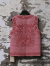 INTO THE EAST 25 Autumn/Winter Lace-Up Silk Top/Shirt/Embroidered Button Tussah Silk Vest/Shorts ITE-E1DGAW020PK22VE Vest (E1DGAW019PK20TP)